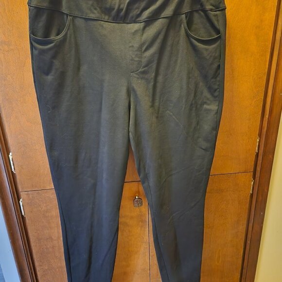Susan Graver Weekend Tall Ankle Leggings with Pockets - Picture 2 of 7